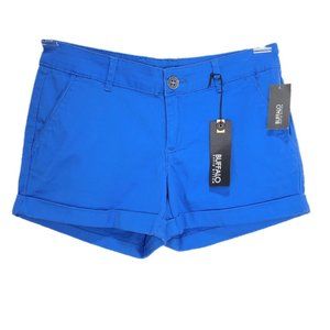 Buffalo Blue Princess Shorts Cuffed Stretch 27 NWT